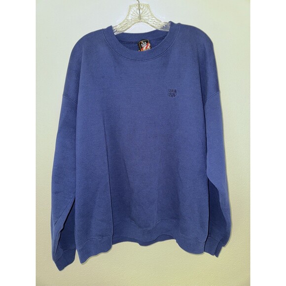 Vintage JC Penney USA Olympics Sweatshirt Mens 2XL XXL Navy Made in USA Sweater - Picture 5 of 11